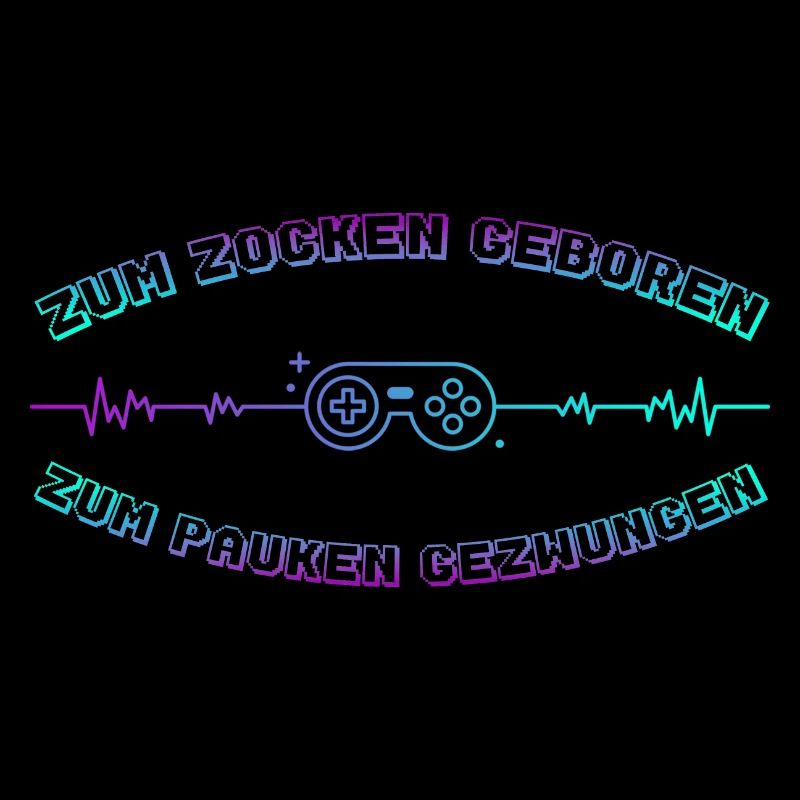 Zocken Geboren Neon Controller