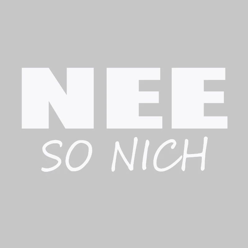 NON, PAS COMME ÇA