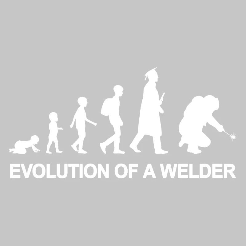 Evolution eines Schweißers