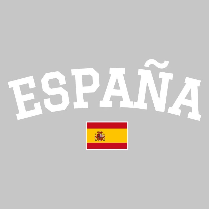 Drapeau espagnol Dessin blanc