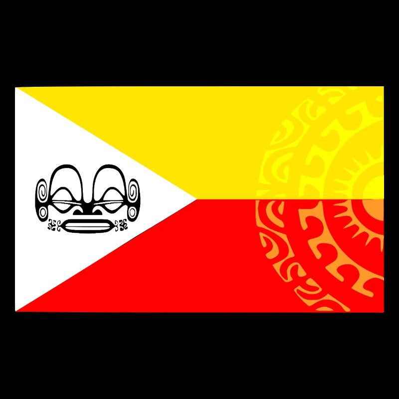Marquesan Flagge - Personalisiert 1