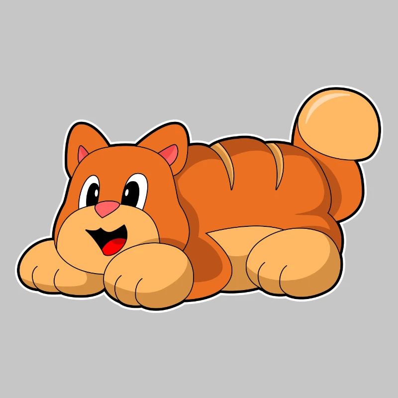 Cat Baker Bread Baking