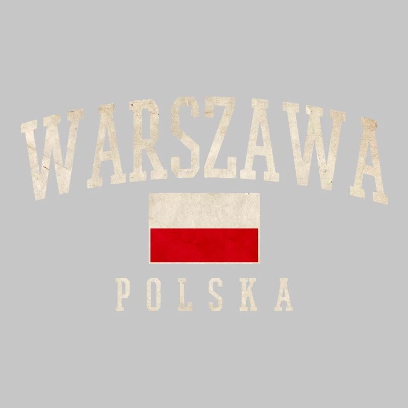 Varsovie Pologne Drapeau Style
