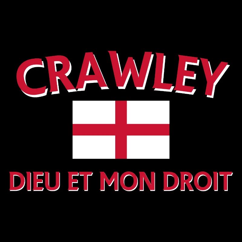 Crawley Crest avec Dieu et Mon Droit