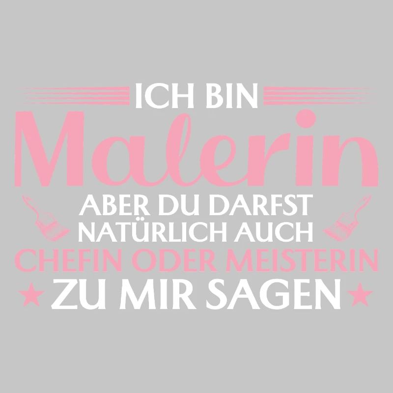 Handwerkerin Chefin oder Meisterin - Malerin