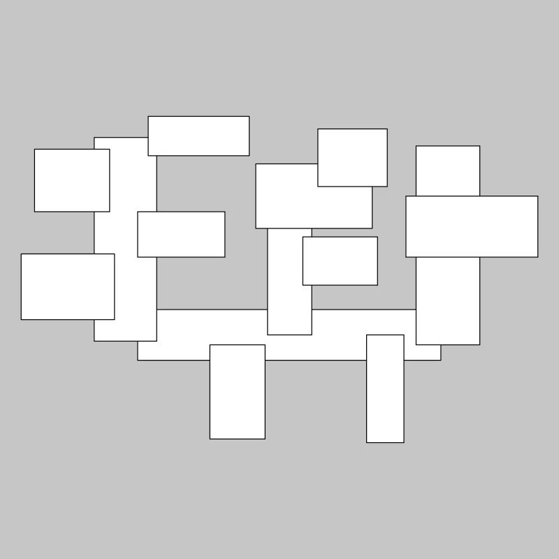 rectangles simplement des carrés en composition