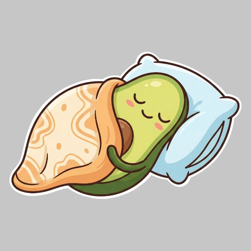 Avocado Sleeping