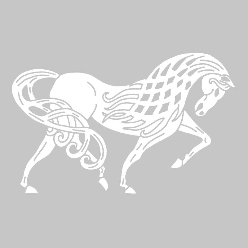 Cheval blanc celte