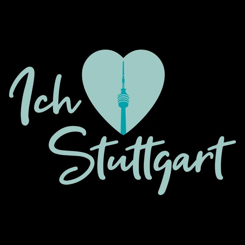 Ich liebe Stuttgart - Schriftzug