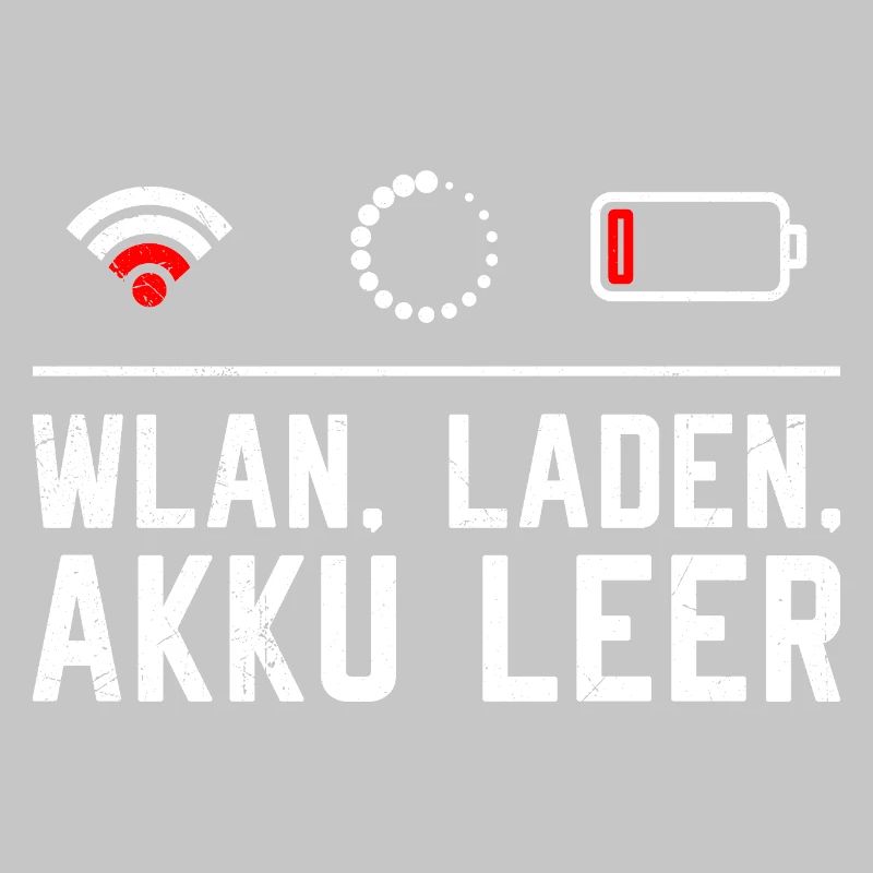 Coder WiFi. LOADING. BATTERY EMPTY FUNNY