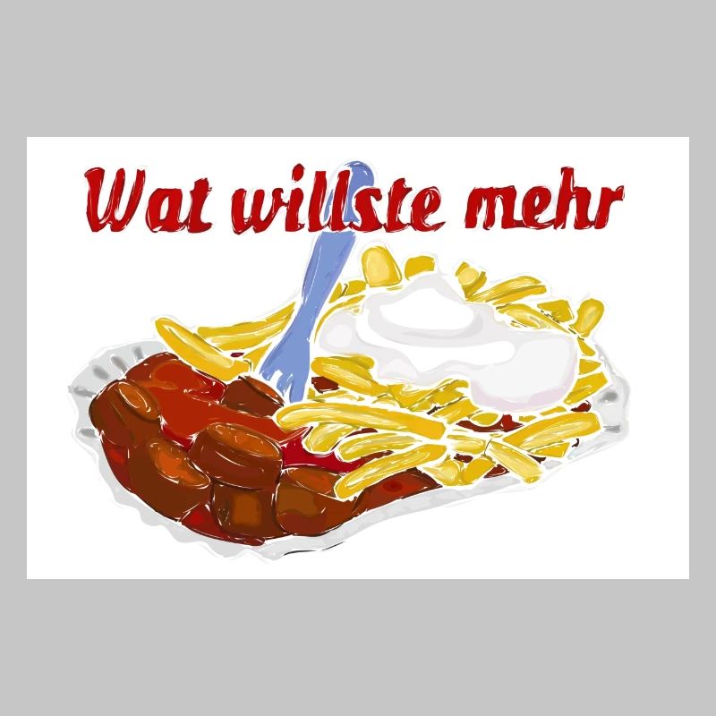 Currywurst mit Pommes