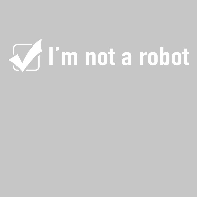 Ich bin kein Roboter