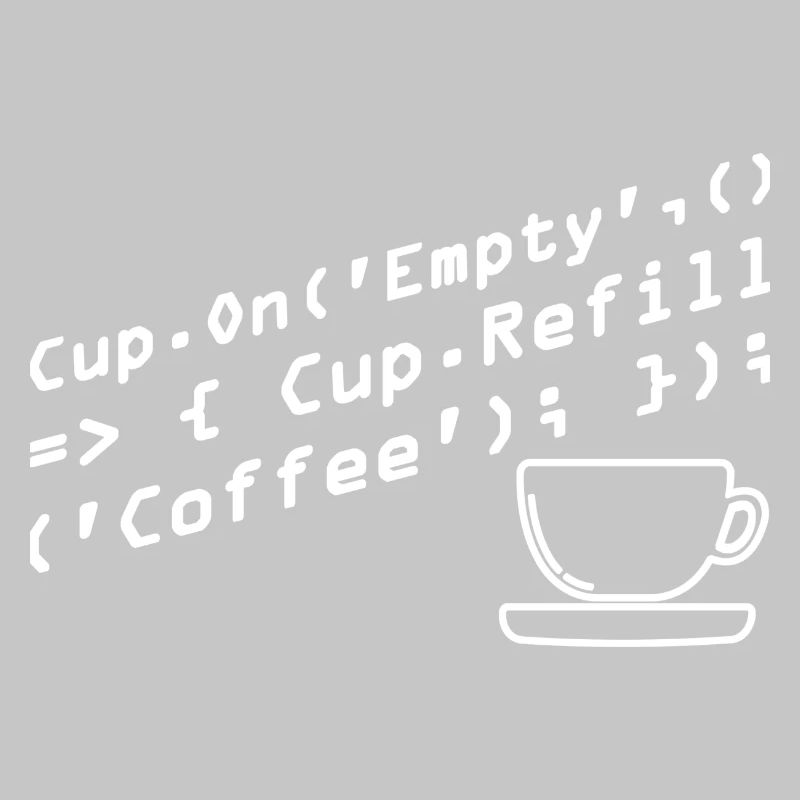 Aus Kaffee Code generieren Programmierer