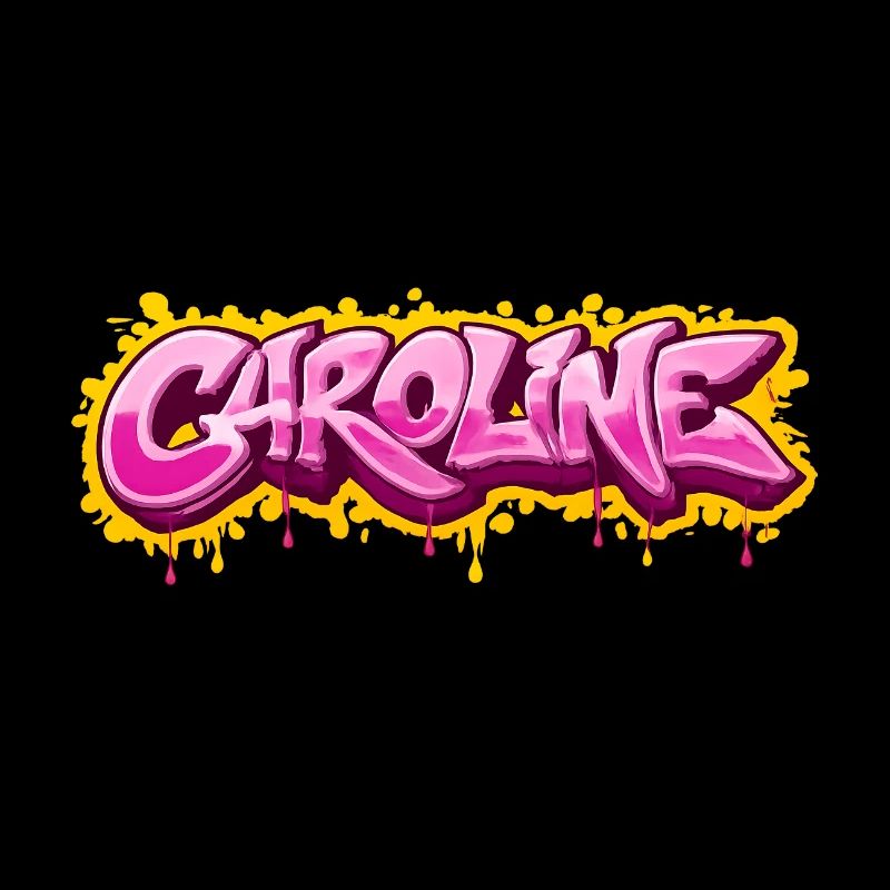 GRAFFITI NAME CAROLINE  FOR  PERFECT GIFT PRINTABL