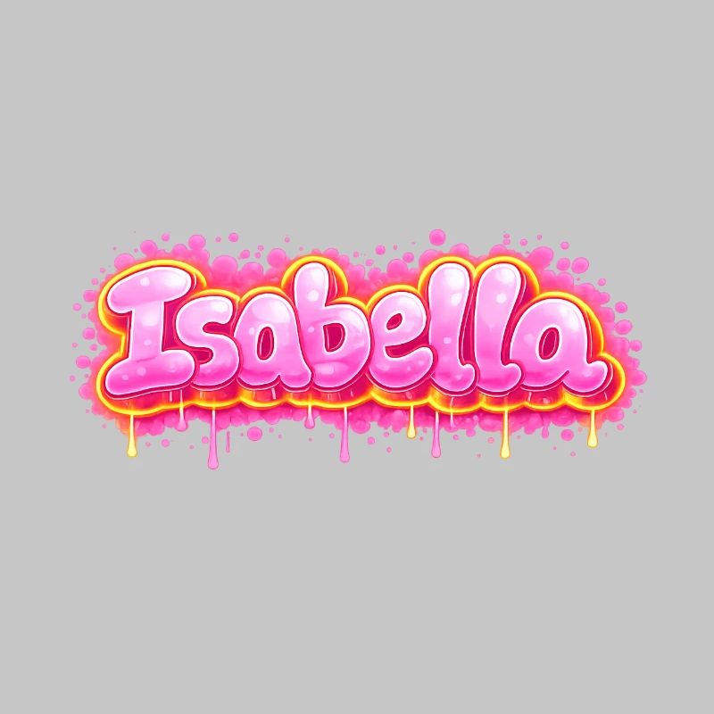 ISABELLA GRAFFITI NAME FOR PERFECT GIFT PRINTABLE 