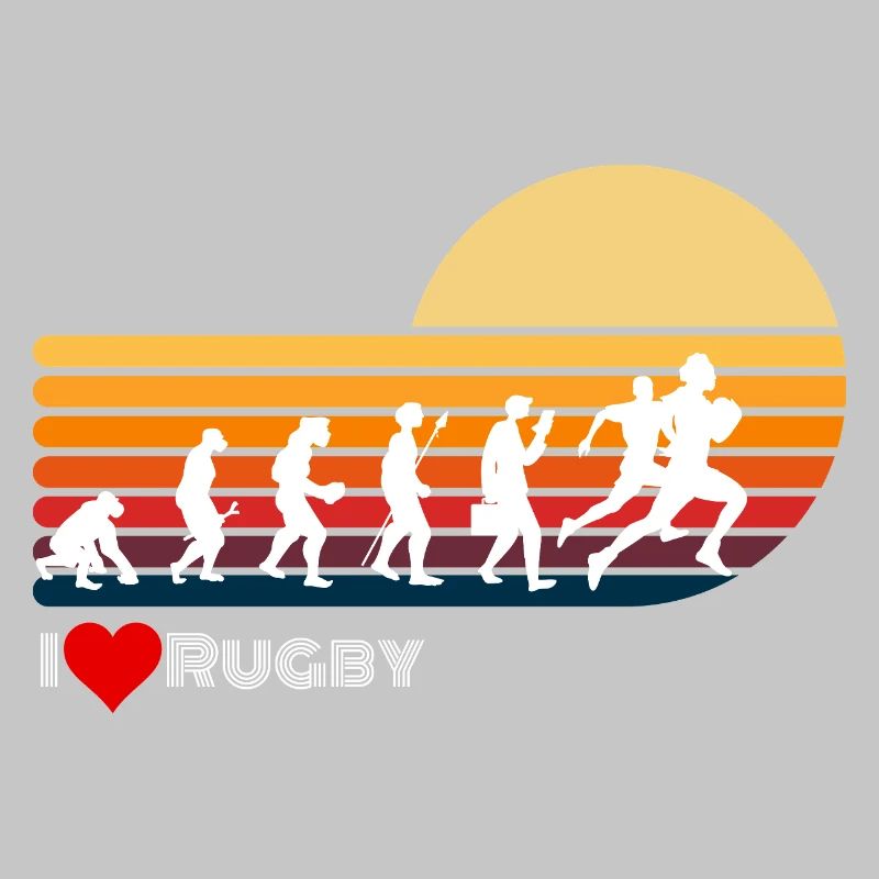 Rugby Retro Evolution Sunset