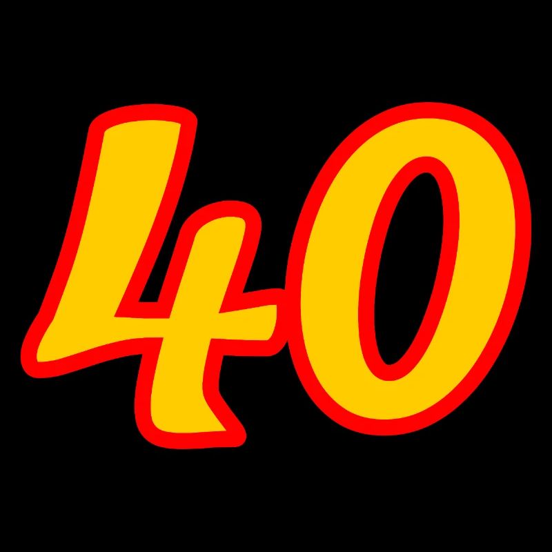 40. 40 YEARS. 40th ANNIVERSARY. 40 YEARS ANNIVERSARY.