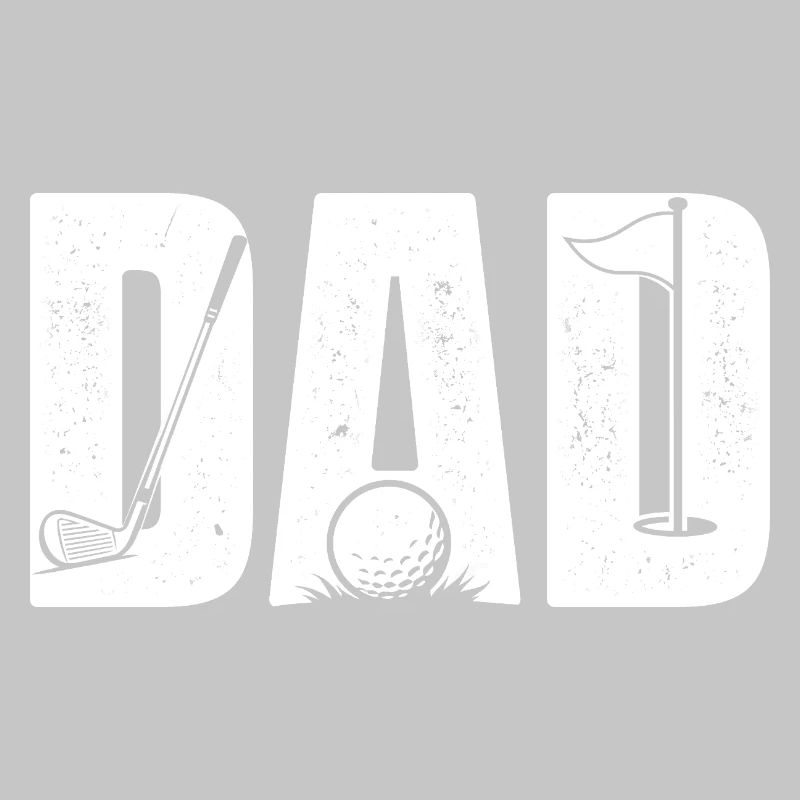 Dad Golf Player Father Fairway Lover