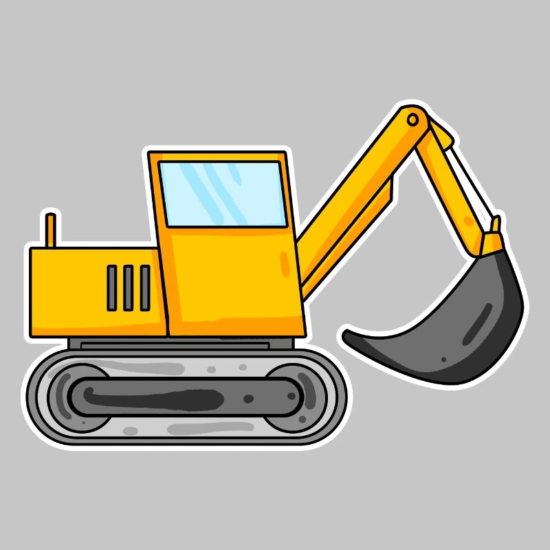 Bagger Baustelle Baggerfahrer