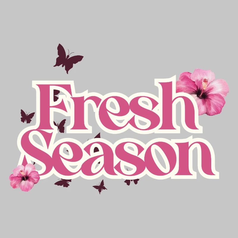 Fraîche Saison Floral Script