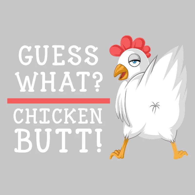 Devinez quoi, chemise en cul de poulet