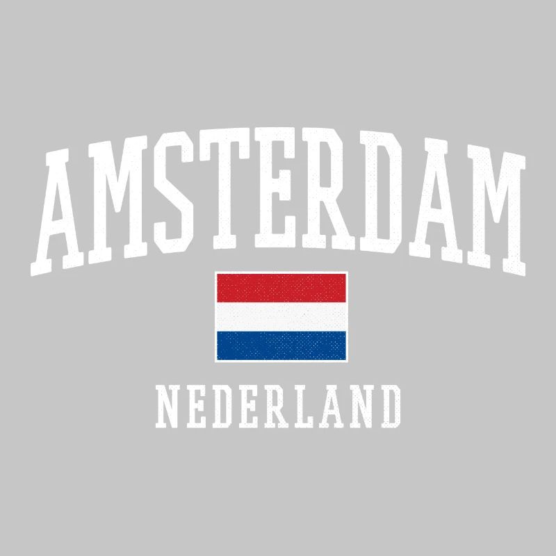 Amsterdam NL Flag Design