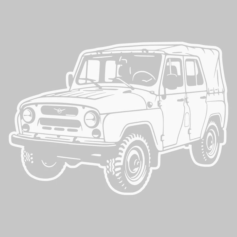 Véhicule tout-terrain UAZ (image différente)