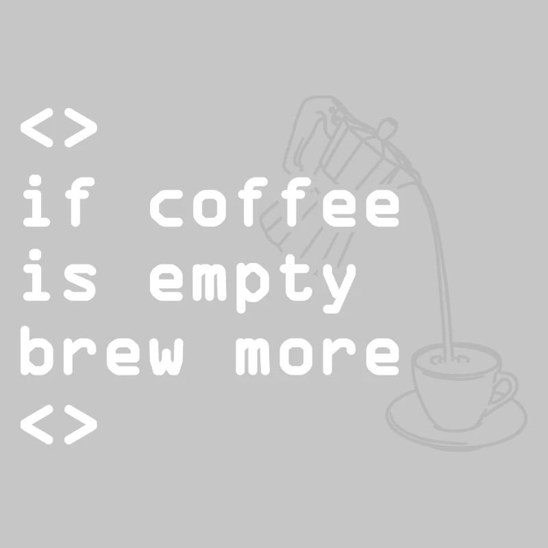 Coffee Code Saying More Brews