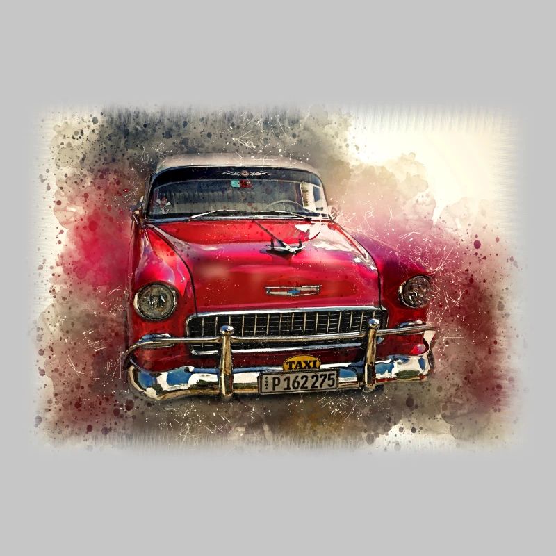 Nostalgic Old American Dream Car