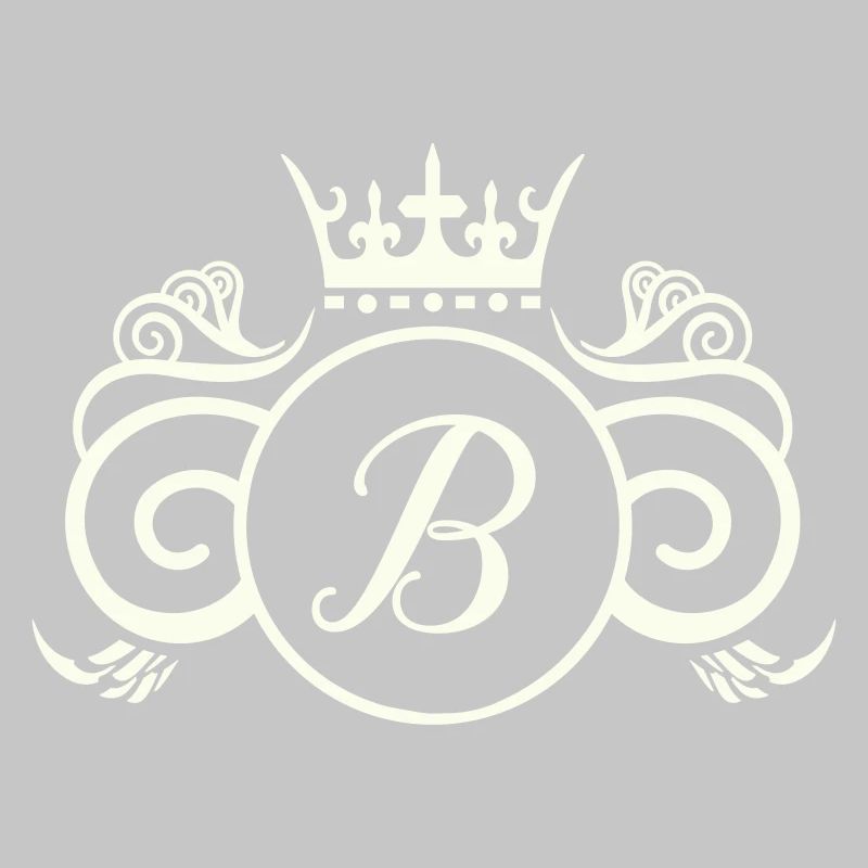 Königliches Monogramm B