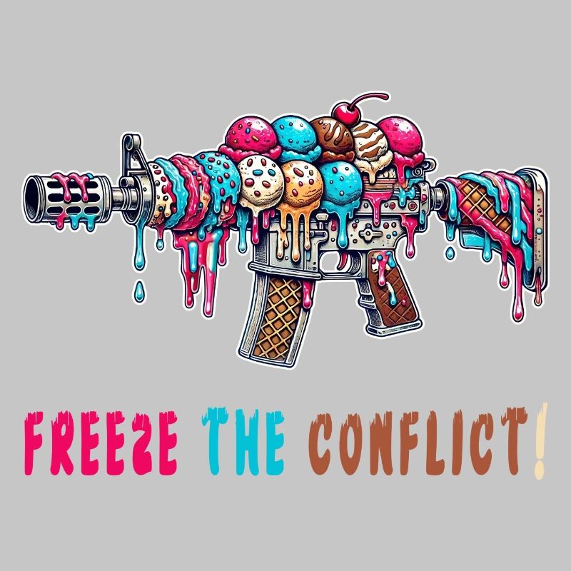 Konflikt eingefrieren Eiscreme