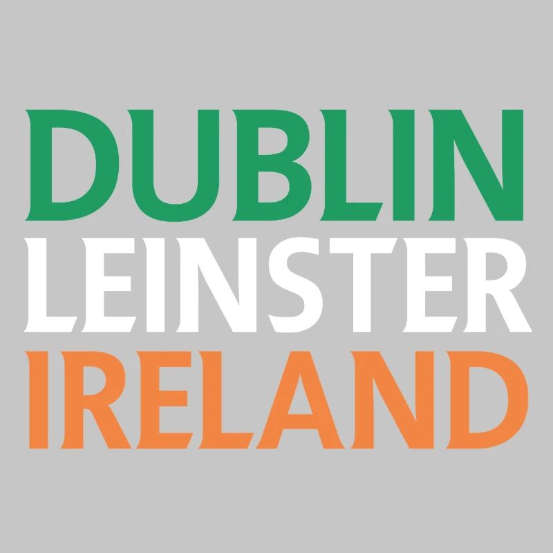 Dublin – Ireland Textdesign
