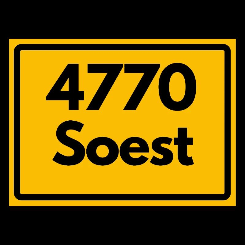 ALTE POSTLEITZAHL PLZ RETRO 4770 SOEST 