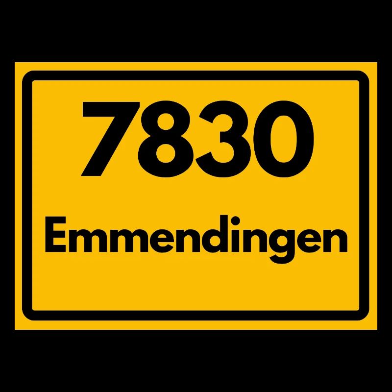 ALTE POSTLEITZAHL PLZ RETRO 7830 EMMENDINGEN 