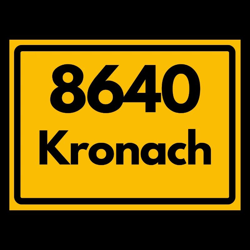 OLD POSTCODE ZIP CODE 8640 KRONACH HEIMATSTOLZ