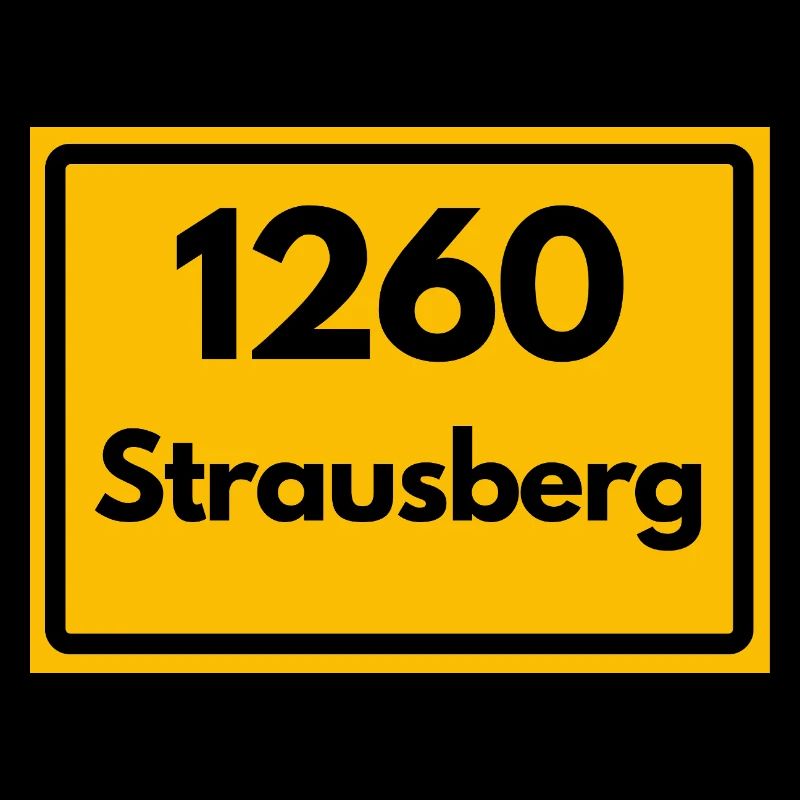 ALTE POSTLEITZAHL PLZ RETRO 1260 STRAUSBERG HEIMAT
