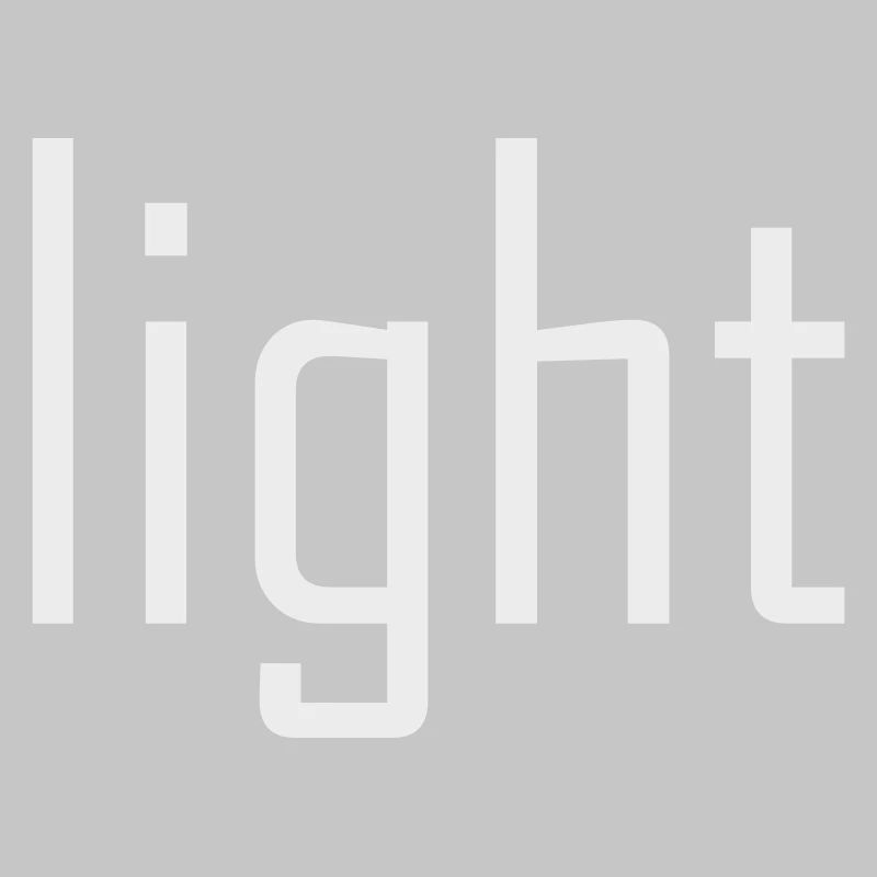 Bright Light Light - typographie sur le soleil noir