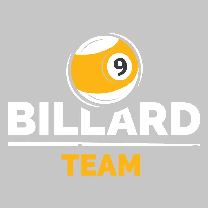 Conception du logo de l’équipe de billard à 9 boules