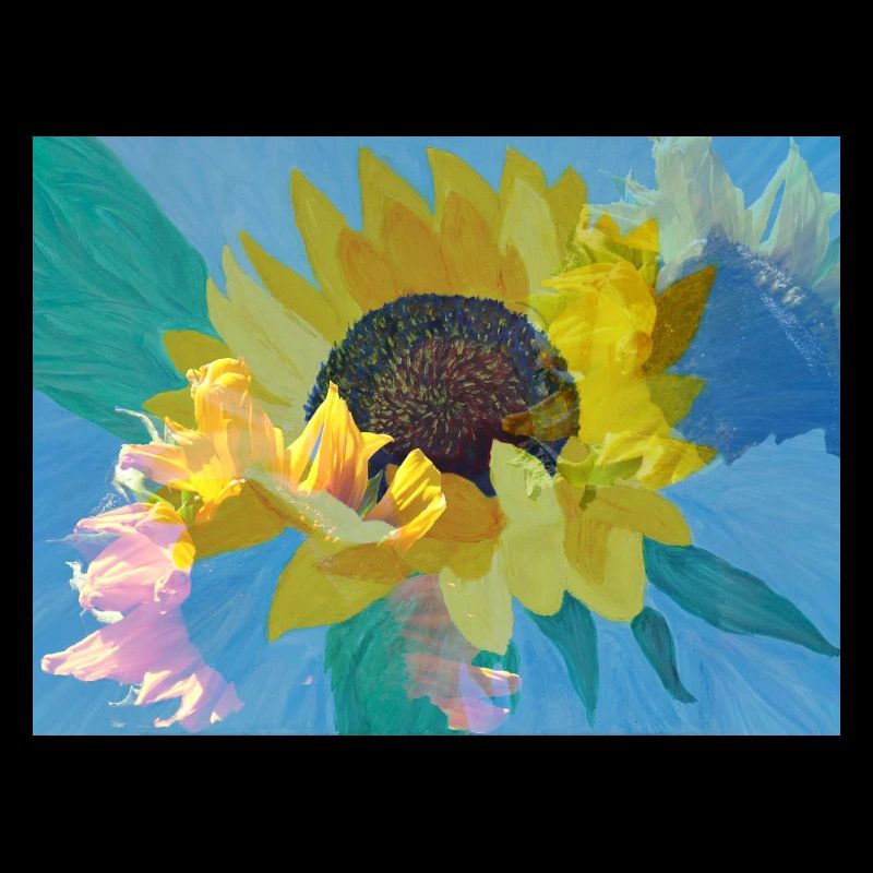 Sonnenblumen-Multibelichtung