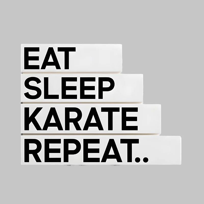 Manger. Dormir. Karaté. Répéter...