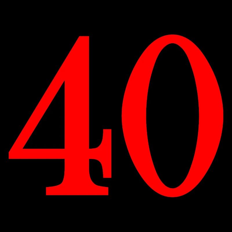 40. 40 YEARS. 40th ANNIVERSARY. 40 YEARS ANNIVERSARY.