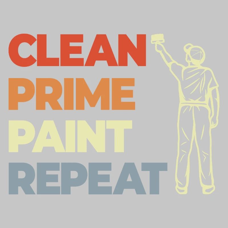 Clean Prime Paint Repeat