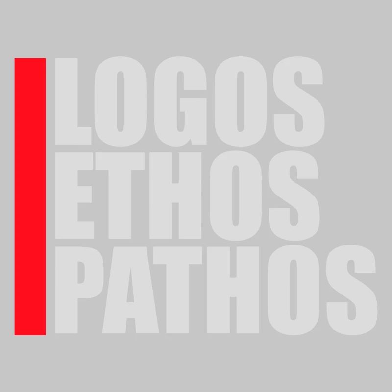 Logos Ethos Pathos Rhétorique Étudiant en Philosophie