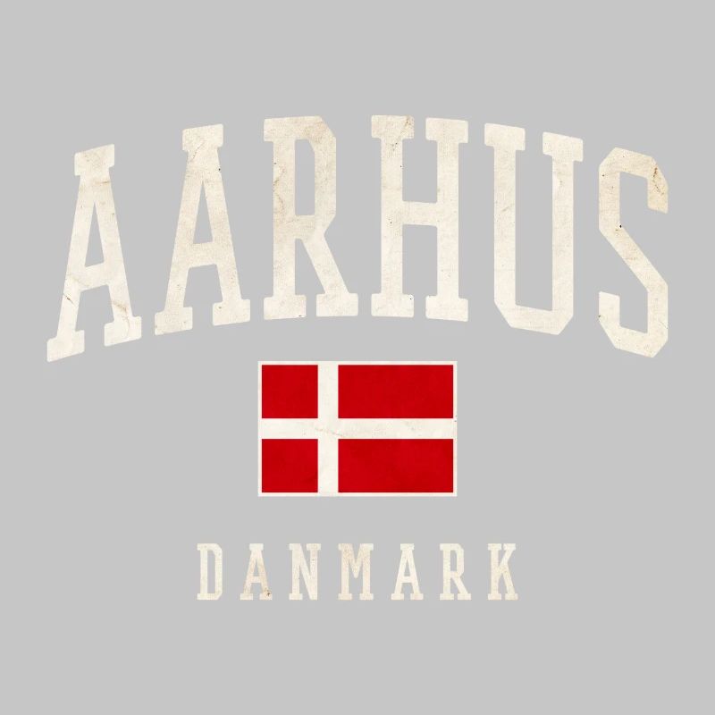 Aarhus Danmark Flag