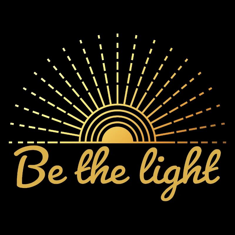 Be the Light – Mystische Boho-Sonne