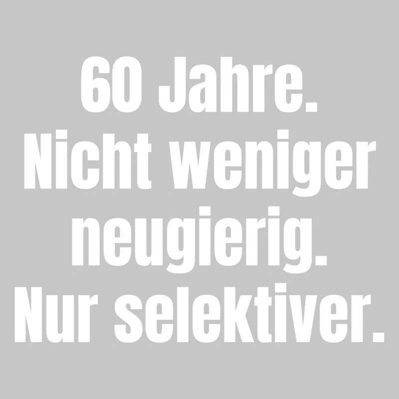 60 years – Curious, selective
