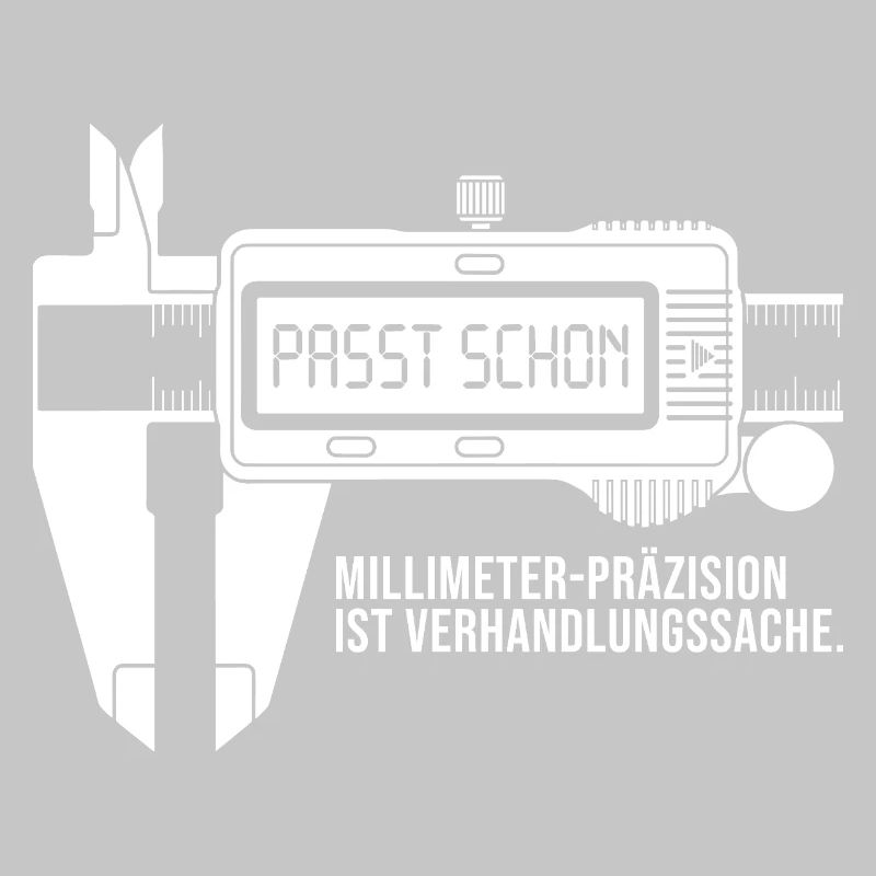 Handwerker Messschieber Millimeter Präzision