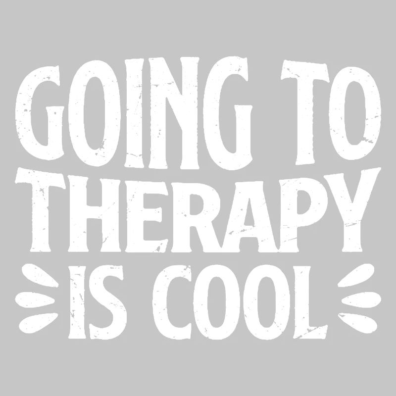 going to therapy is cool