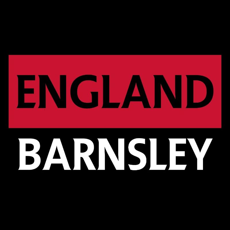 Angleterre Barnsley Drapeau Heritage Design