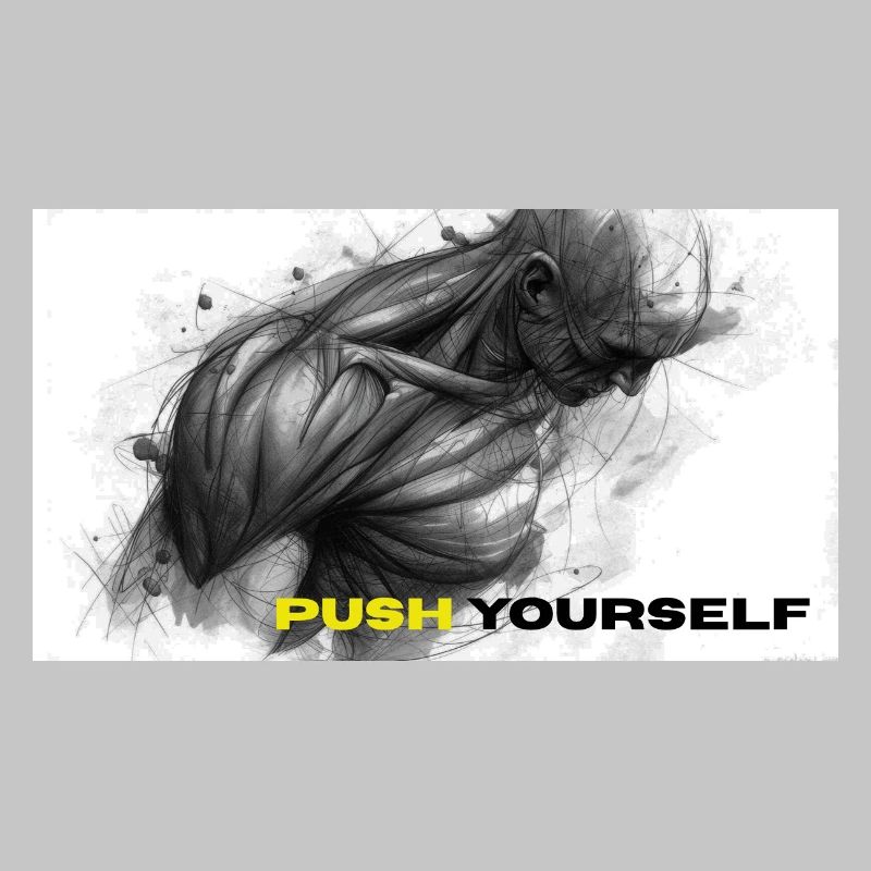 Illustration de forte auto-motivation